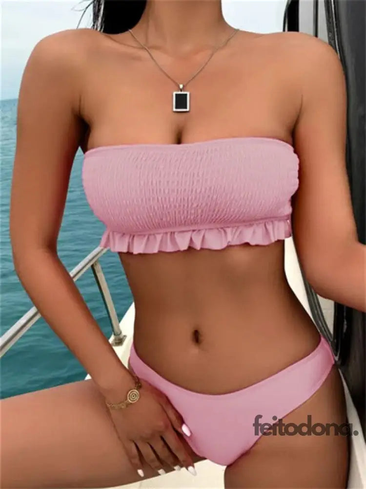 Biquíni Solemi Rosa Bebê / P Bikini