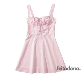 Mini Vestido Jujuh Rosa / P