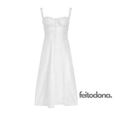 Vestido Midi Dulcy Branco / P